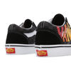 Picture of Vans Kid Old Skool Sneaker, (Flame Logo Repeat) Black/Multi, Size 10.5 Little Kid - Size: 10.5 Little Kid