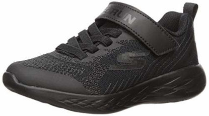 Picture of Skechers Kids Boys, Go Run 600 - Baxtux School Uniform Shoe, Black/Black, 2 Little Kid US - Size: 2 Little Kid