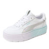 Picture of PUMA Karmen Rebelle Sneaker, White-Light Aqua-Light Lavender, 6 US Unisex Big Kid - Size: 6 Big Kid