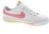 Picture of NIKE Court Legacy Little Kids' Shoes Pre School DA5381-118 (White), Size 3 - Size: 3 Little Kid