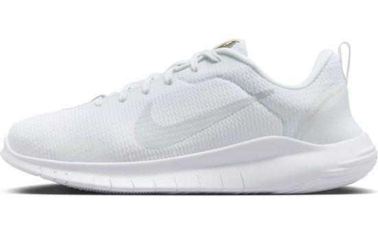 Picture of Nike Flex Experience Run 12 Women's Road Running Shoes (DV0746-100, White/Pure Platinum) Size 8 - Size: 8