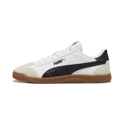 Picture of PUMA Womens Club 5v5 Sneaker, PUMA Womens White-PUMA Womens Black-Vapor Gray, 8 - Size: 8