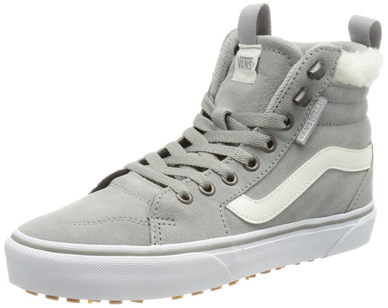 Picture of Vans Women's Hi-Top Trainers Sneaker, Suede Drizzle White, 5.5 - Size: 5.5