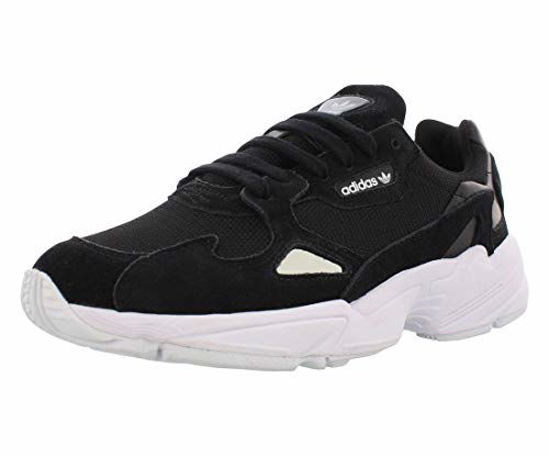 Picture of adidas Originals Falcon Womens Shoes Size 8.5, Color: Black/Red/Pink - Size: 8.5