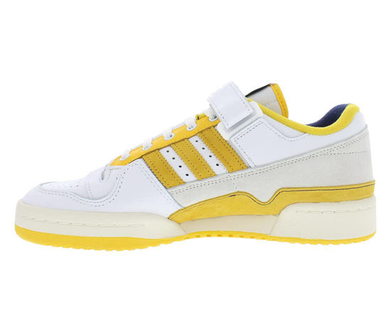 Picture of adidas Forum Low Mcdaa Mens Shoes Size 11, Color: White/Navy/Yellow - Size: 11