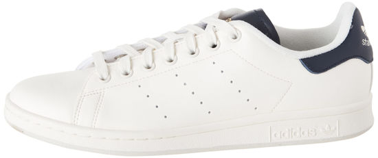 Picture of adidas Stan Smith Mens Shoes Size 7.5, Color: Off White/Orbit Grey/Collegiate Navy - Size: 7.5