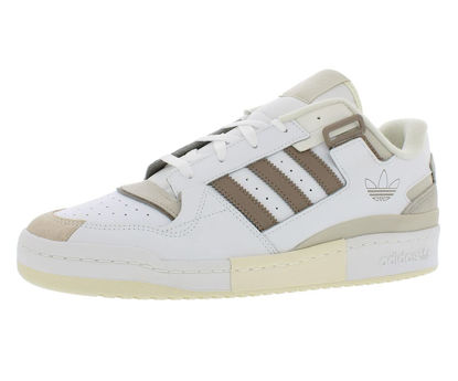 Picture of adidas Forum Exhibit Low Mens Shoes Size 14, Color: Cloud White/Chalky Brown/Cream White - Size: 14