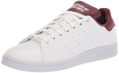 Picture of adidas Originals Men's Stan Smith Sneaker, White/White/Shadow Red, 12 - Size: 12