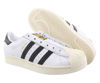 Picture of adidas Superstar Mens Shoes Size 6.5, Color: White/Black - Size: 6.5