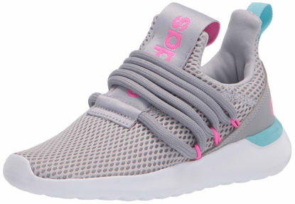 Picture of adidas Lite Racer Adap 3.0 Sneaker, Halo Silver/Screaming Pink/Hazy Sky, 2.5 US Unisex Little Kid - Size: 2.5 Little Kid