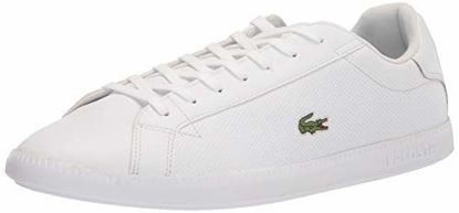 Picture of Lacoste Men's Graduate Sneaker, White/Dark Green, 8.5 - Size: 8.5