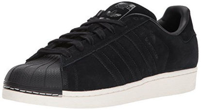 Picture of adidas Originals Men's Superstar Foundation Casual Sneaker, BLACK SUEDE/BLACK/BLACK, 8 D(M) US - Size: 8