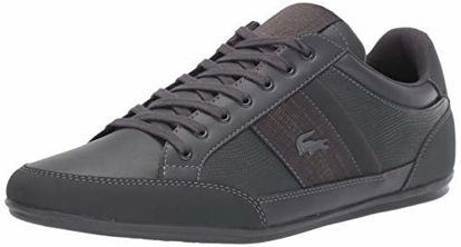 Picture of Lacoste Men's Chaymon Sneaker, Dark Grey/Grey, 11.5 Medium US - Size: 11.5