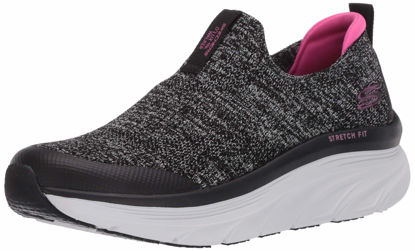 Picture of Skechers Women's D'LUX Walker-Quick Upgrade Sneaker, Black/Pink, 5 M US - Size: 5