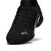 Picture of PUMA Women's Axelion Sneaker, Black Gold, 11 - Size: 11