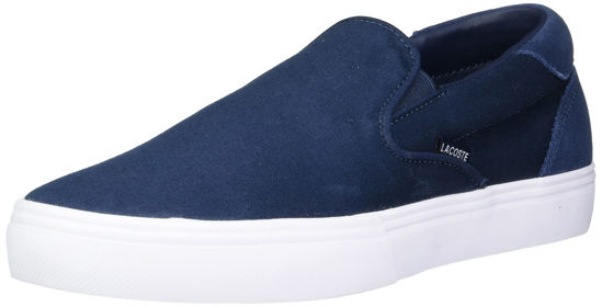 Picture of Lacoste Men's Jump Serve Slip on Sneaker, NVY/WHT, 7.5 - Size: 7.5