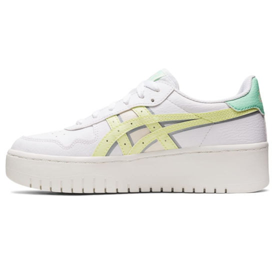 Picture of ASICS Women's Japan S PF Sportstyle, 11, White/Huddle Yellow - Size: 11