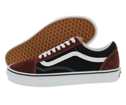 Picture of Vans U Old Skool Sneakers (YS8) Color Block Black - Size: 10 Women/8.5 Men