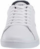 Picture of Lacoste womens Women's Carnaby Sneaker, White/Navy/Red, 4 US - Size: 6 Medium US