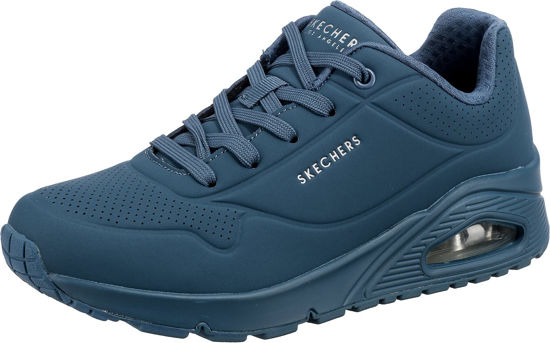 Picture of Skechers Women's Uno-Stand on Air Sneaker, Blu, 11 - Size: 11