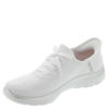 Picture of Skechers Women's Hands Free Slip-INS Summits Sneaker, White Silver=WSL, 9 Wide - Size: 9 Wide