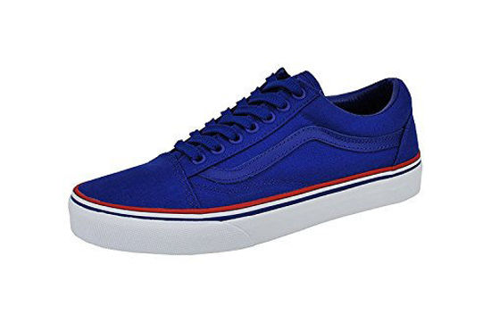 Picture of Vans Old Skool Unisex Shoes Solstice 2016 Royal Blue/White/Red Fashion Sneaker (7.5 Men/9 Women) - Size: 9