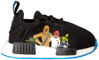 Picture of adidas Originals unisex-child NMD_R1 Sneaker, Black/Black/Grey, 11 - Size: 11 Little Kid