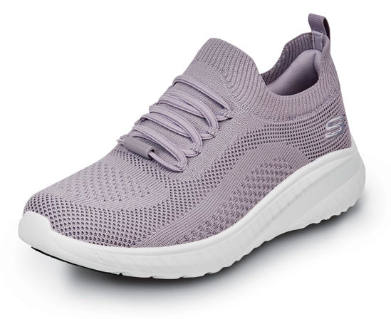 Picture of Skechers Work Emma Knit, Women's, Lavender, Soft Toe, EH, MaxTrax Slip Resistant, Slip On, Low Athletic, Work Shoe (10.0 M) - Size: 10