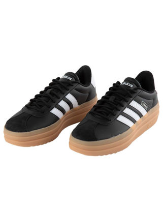 Picture of adidas VL Court Bold Platform Shoes Black/White - Size: 8