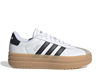 Picture of adidas Women's VL Court Bold Sneaker, White/Black/Wonder Beige, 8 - Size: 8