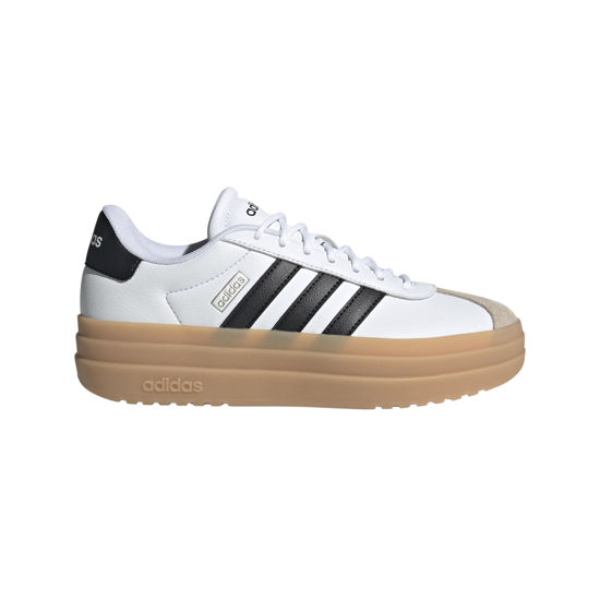 Picture of adidas Women's VL Court Bold Sneaker, White/Black/Wonder Beige, 9 - Size: 9