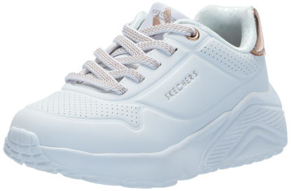 Picture of Skechers Girls UNO LITE Sneaker, White, 3 Little Kid - Size: 3 Little Kid