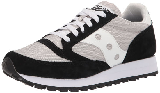 Picture of Saucony Unisex Jazz 81 Sneaker, Black/Stone/White, 11 US Men - Size: 12.5 Women/11 Men