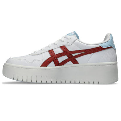 Picture of ASICS Women's Japan S PF Sportstyle Shoe, 7.5, White/Burnt RED - Size: 7.5