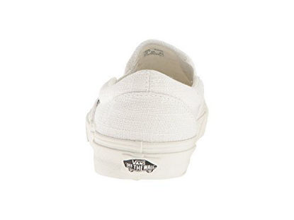 Picture of Vans Classic Slip On Hemp Linen Blanc de Blanc Sneakers (8 Mens/9.5 Womens, Blanc de blanc) - Size: 9.5 Women/8 Men