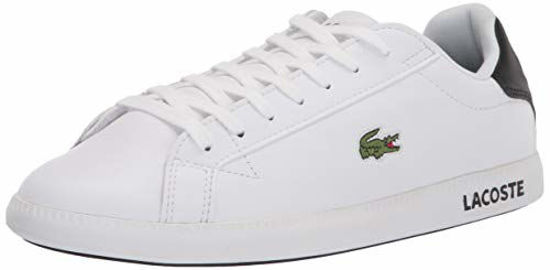 Picture of Lacoste men's Graduate 0120 2 Sma Sneaker, White/Black, 7 US - Size: 7