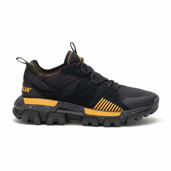 Picture of Caterpillar Raider Sport Sneaker Unisex Black/Cat Yellow - Size: 11 Wide Women/9 Wide Men