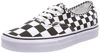 Picture of Vans Ua Authentic Shoes 5.5 B(M) US Women/4 D(M) US (Mix Checker) Black/True White - Size: 5.5 B(M) US Women / 4 D(M) US