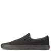 Picture of Vans Adult Slip on Black/Black Canvas Size : 7.5 - Size: 9 Women/7.5 Men