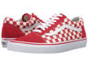 Picture of Vans Men's Old Skool Sneaker, (Primary Check) Racing Red/White, Size 9.5 - Size: 11 Women/9.5 Men