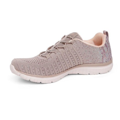 Picture of Skechers Women's Virtue Sneaker, Taupe, 9.5 US - Size: 9.5