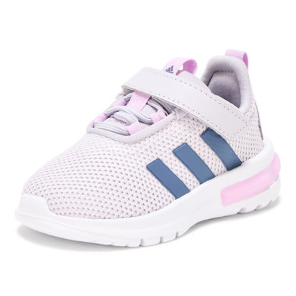 Picture of adidas Kids Racer TR23 Sneaker, Silver Dawn/Preloved Ink/Bliss Lilac, 10 US Unisex Toddler - Size: 10 Toddler