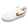 Picture of Nike Women's Low-Top Sneakers, White Metallic Gold White, 7 - Size: 7