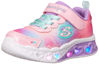 Picture of Skechers Flutter Heart Lights Sneaker, Pink/Multi, 12.5 US Unisex Little Kid - Size: 12.5 Little Kid