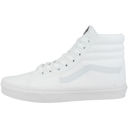 Picture of Vans Classic Ski8-Hi True White Size 7 Women/ 5.5 Men - Size: 7 Women/5.5 Men