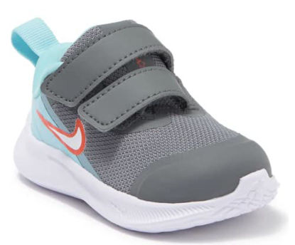 Picture of Nike Unisex-Child Star Runner 3 (TDV) Sneaker (6, Smoke Grey/Magic Ember, Numeric_6) - Size: 6 Toddler