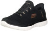 Picture of Skechers Women's Hands Free Slip-ins Summits Classy Night Sneaker, Black Rose Gold, 7.5 Wide - Size: 7.5 Wide