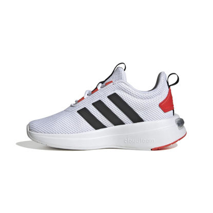 Picture of adidas Racer Tr23 Hook & Loop Sneaker, White/Core Black/Red, 11 US Unisex Little Kid - Size: 11 Little Kid