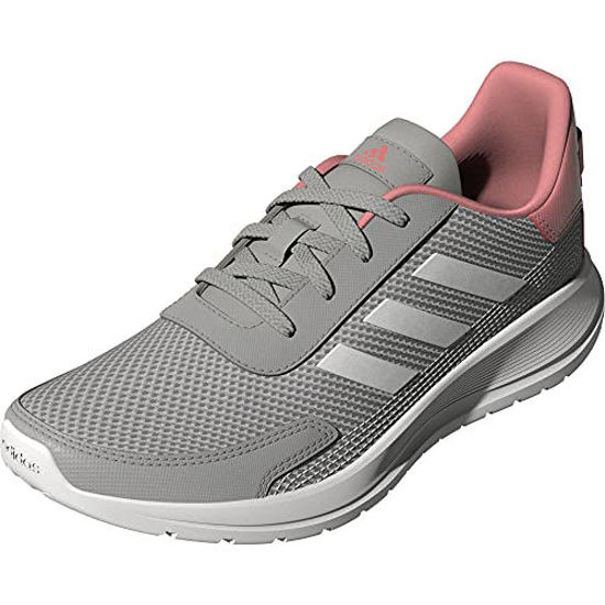 Picture of adidas Tensor Running Shoe, Grey/Cloud White/Super Pop, 2 US Unisex Little Kid - Size: 2 Little Kid