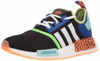 Picture of adidas Originals unisex-child NMD_R1 Sneaker, Black/White/Screaming Orange, 6.5 - Size: 6.5 Big Kid